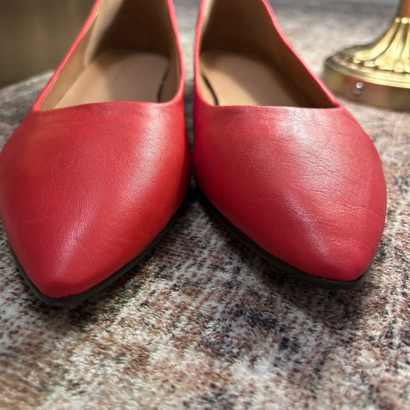 Madewell The Ruth Ballet Flat Women's Size 6.5 Wild Poppy Red NEW - Picture 8 of 10